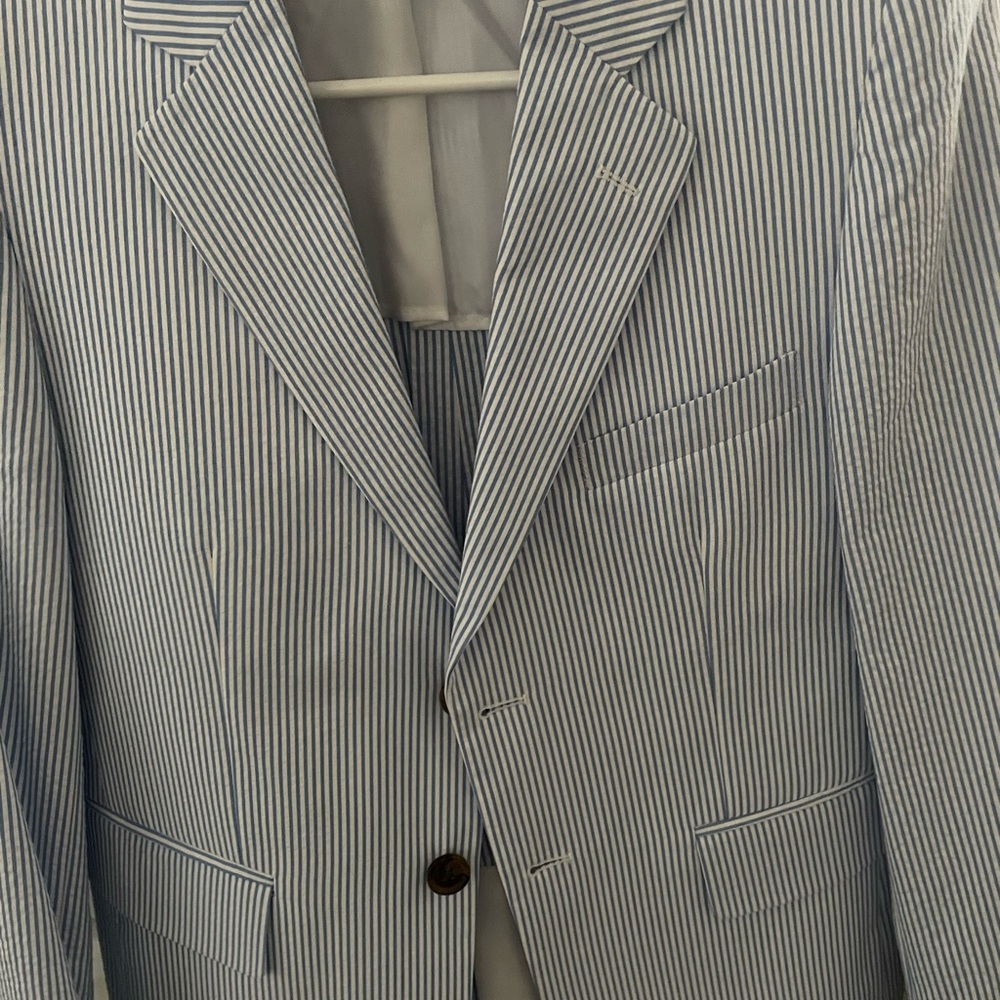 Brooks Brother boys pinstripe suit set (Blazer & pants)